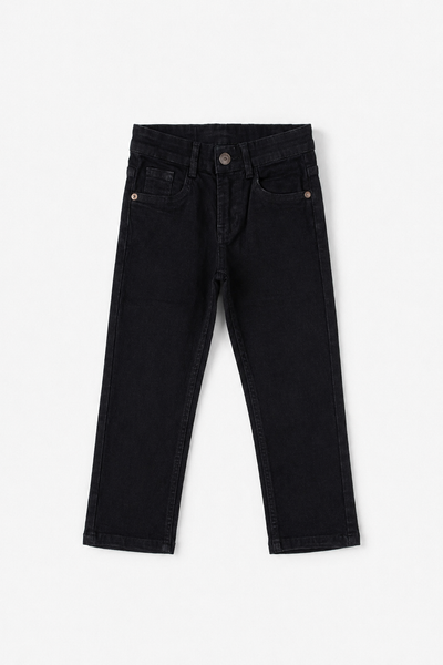 Black Casual Denim Pant