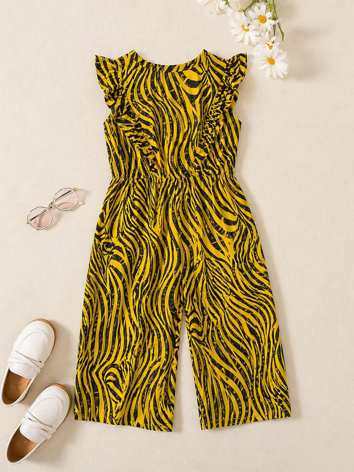 Girls Jumpsuit Pakistan – Zebra Print | Kido Threads