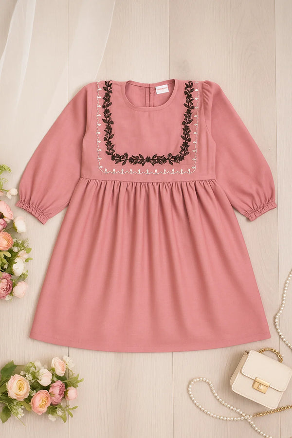 Embroidered Muse lawn frock