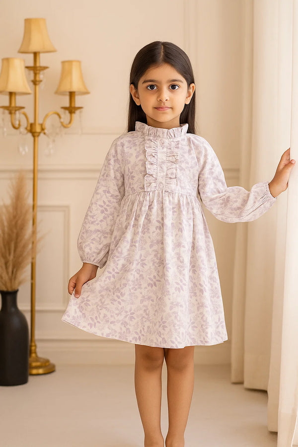 Floral Corduroy Frock