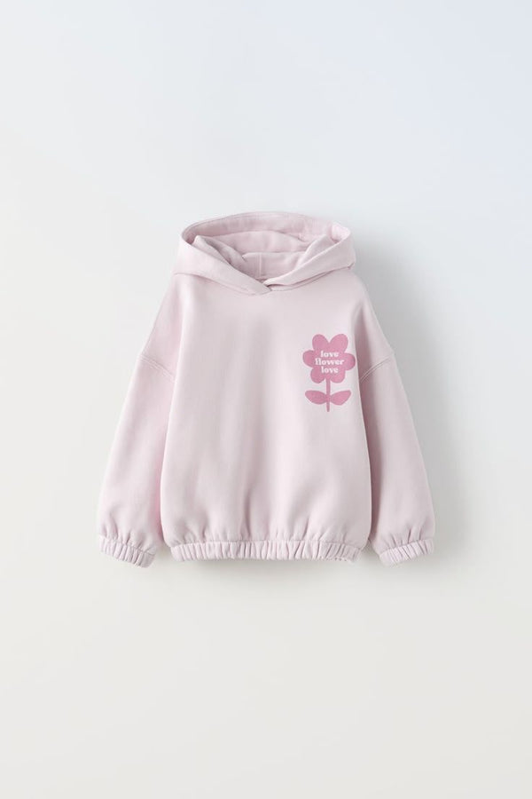 Purple Flower Hoodie