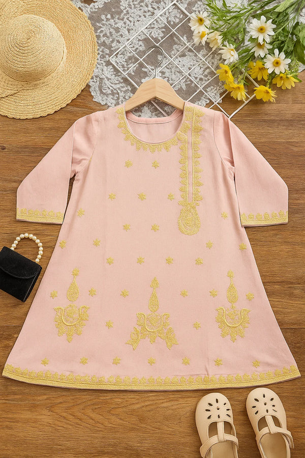 Golden Petal Kurti
