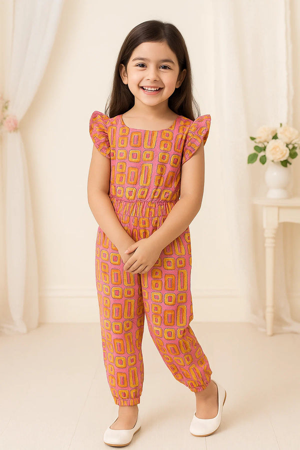Geometric Garden Jumpsuit