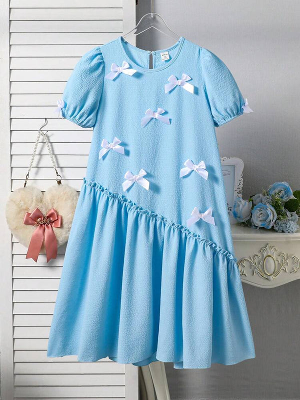 Delicate Butterfly Knot Frock