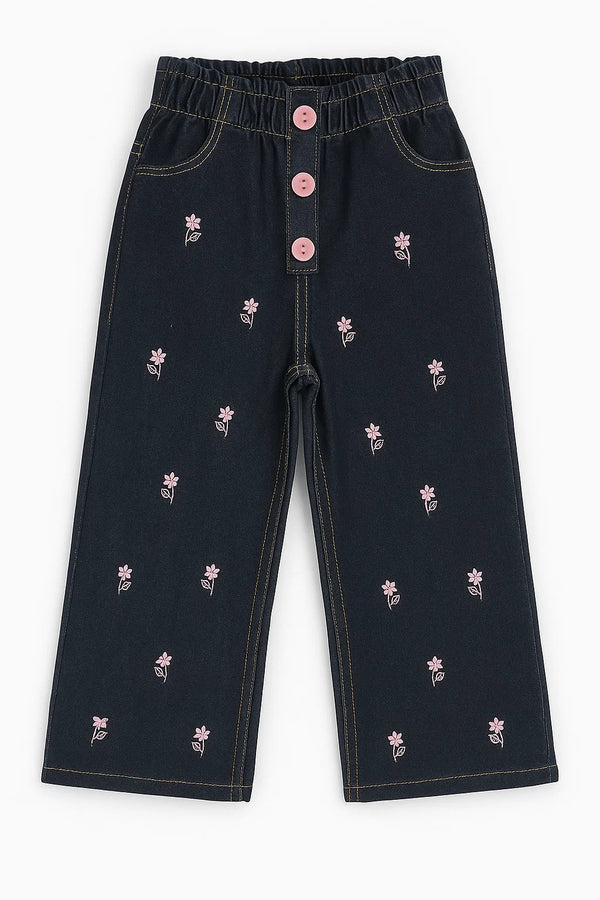 Pink Patel Dark Blue Denim Pant