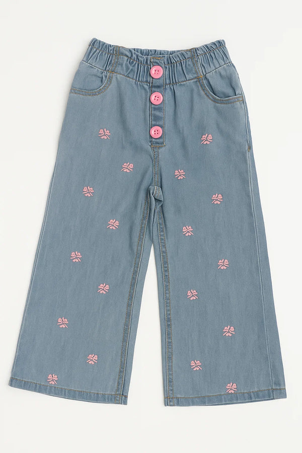 Pink Patel Denim Pant