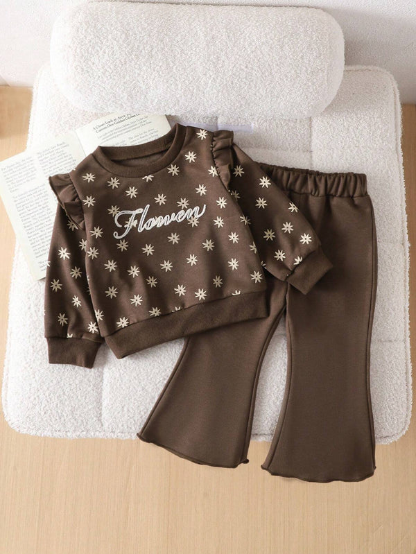 Star Print Frill Tracksuit
