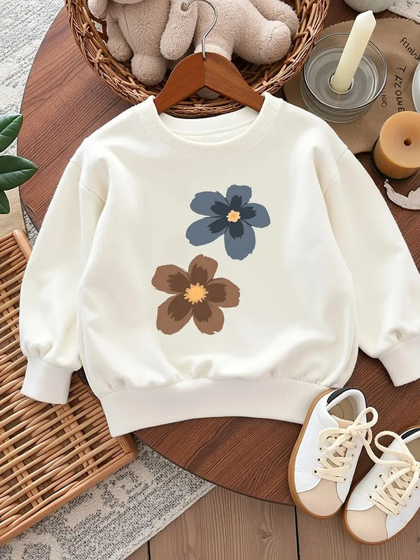 Blue Pansy SweatShirt